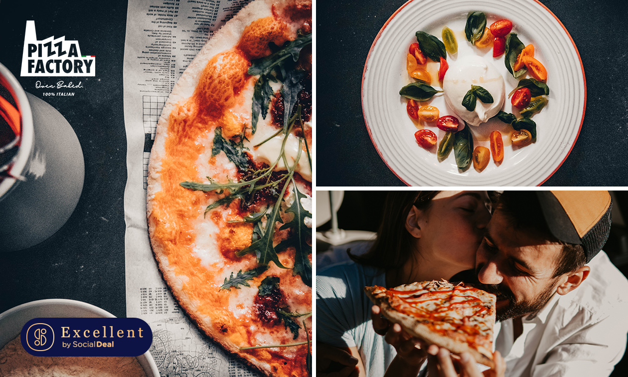 Italiaans 3-gangen keuzediner bij Pizza Factory