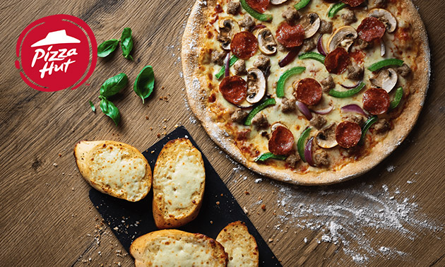 Afhalen: pizza naar keuze + frisdrank bij Pizza Hut