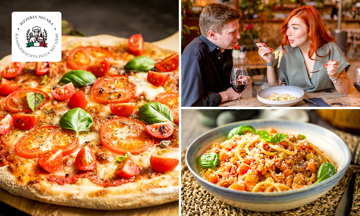 3-Gänge-Pizza- oder Pasta-Menü nach Wahl in der Duisburger Innenstadt