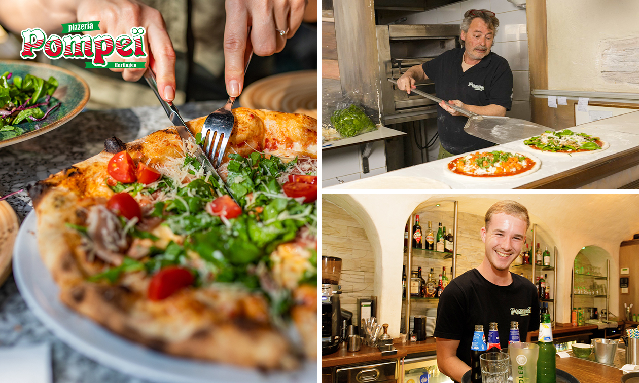 Italiaans 3-gangen keuzediner bij Pizzeria Pompei
