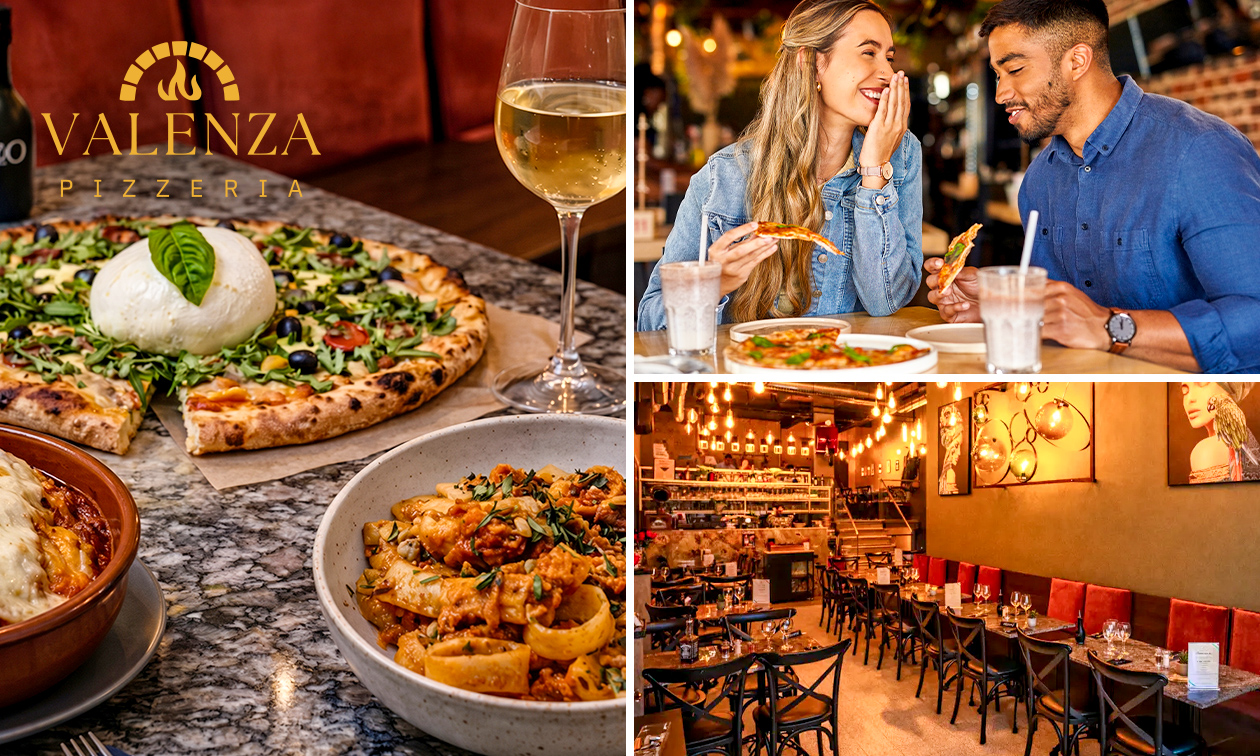 2-gangenlunch of -diner met pizza of pasta in hartje Brussel