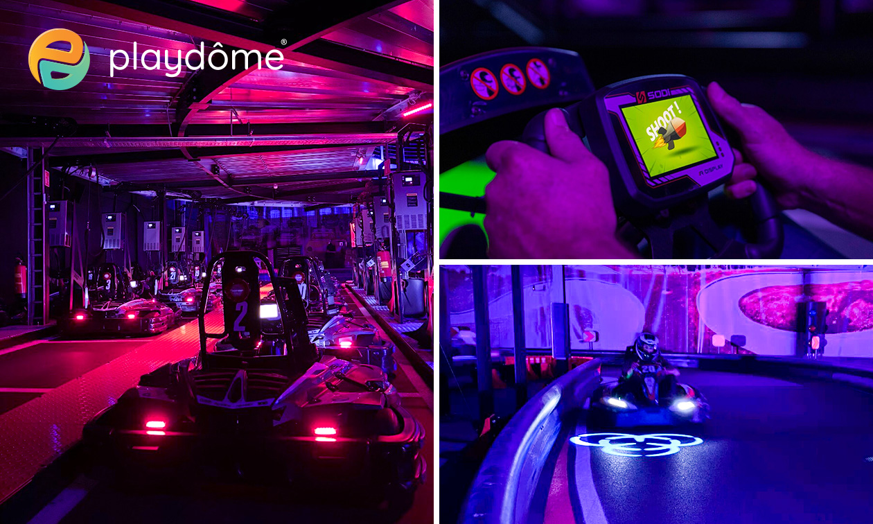 2 sessies karten in augmented reality-stijl  bij Playdôme Roosendaal