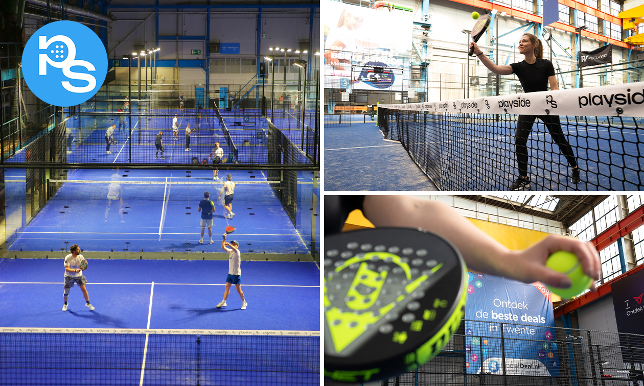 Huur padelbaan voor max. 4 personen (1 of 1,5 uur)