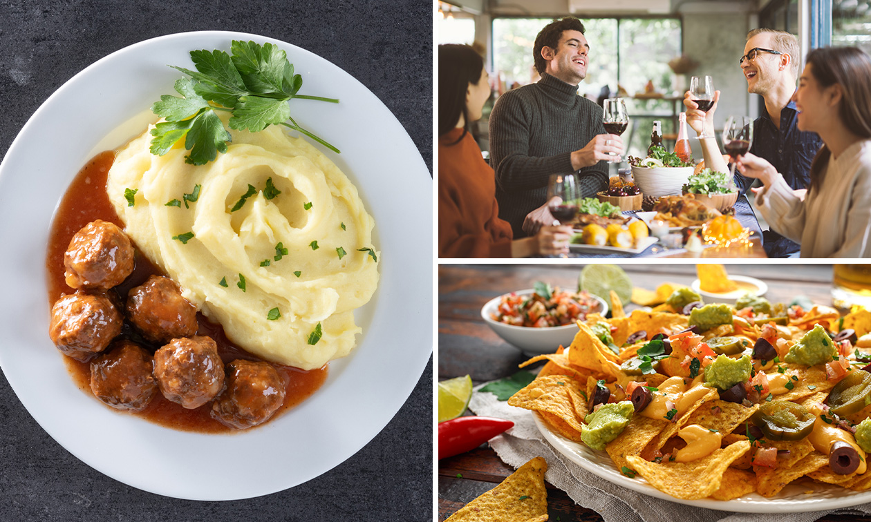 2-gangen keuzelunch of -diner voor afhaal