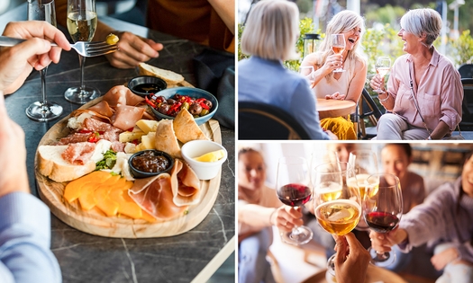 Petite ou grande planche apéritive pour 1 ou 2 personnes + verre de vin à Liège