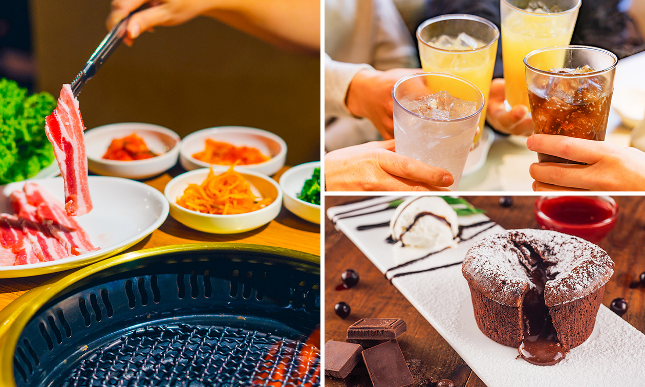 Barbecue coréen + accompagnements à volonté + soft au choix + dessert près de Bruxelles