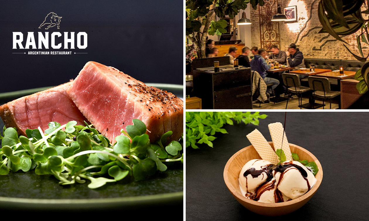 3-gangen keuzediner bij Rancho Leidseplein in het centrum van Amsterdam