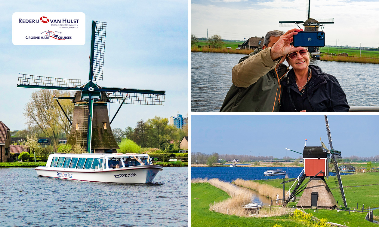 Ticket voor Molen- en Merentocht over de Kagerplassen (3 uur)
