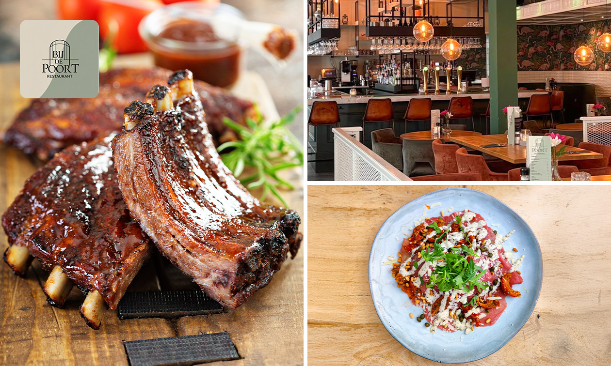 3-gangendiner à la carte bij Restaurant Bij de Poort