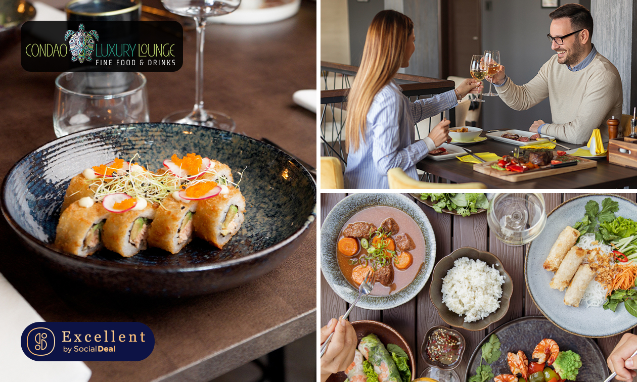 4- of 5-gangen keuzediner bij Restaurant Condao