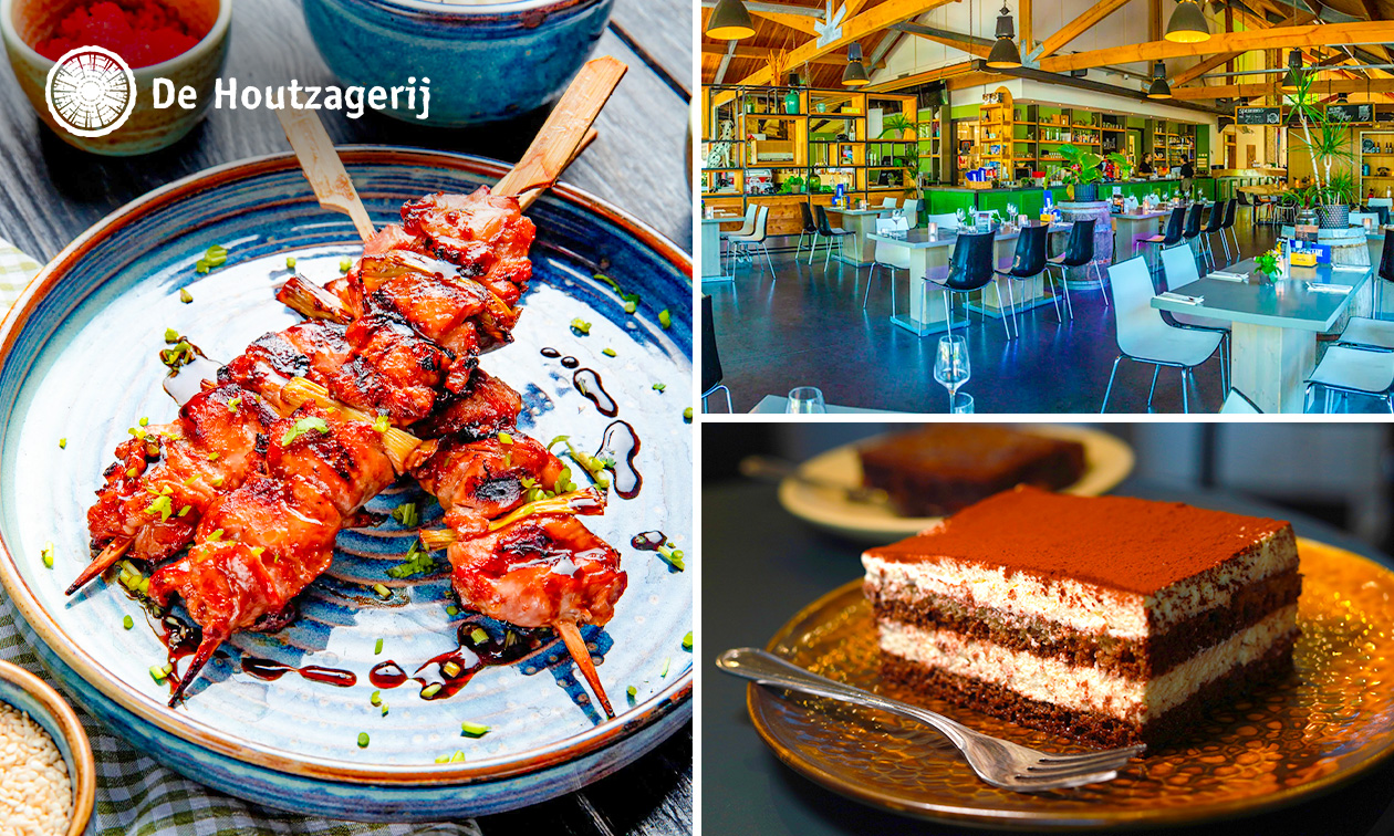 3-gangendiner à la carte bij Restaurant De Houtzagerij
