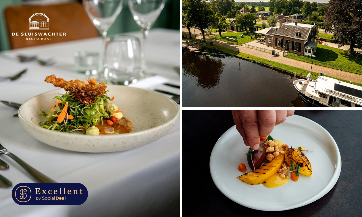 3-gangenlunch of -diner van de chef + amuse