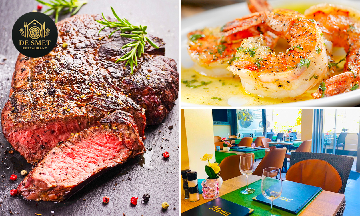 3-gangen keuzelunch of -diner in Blankenberge