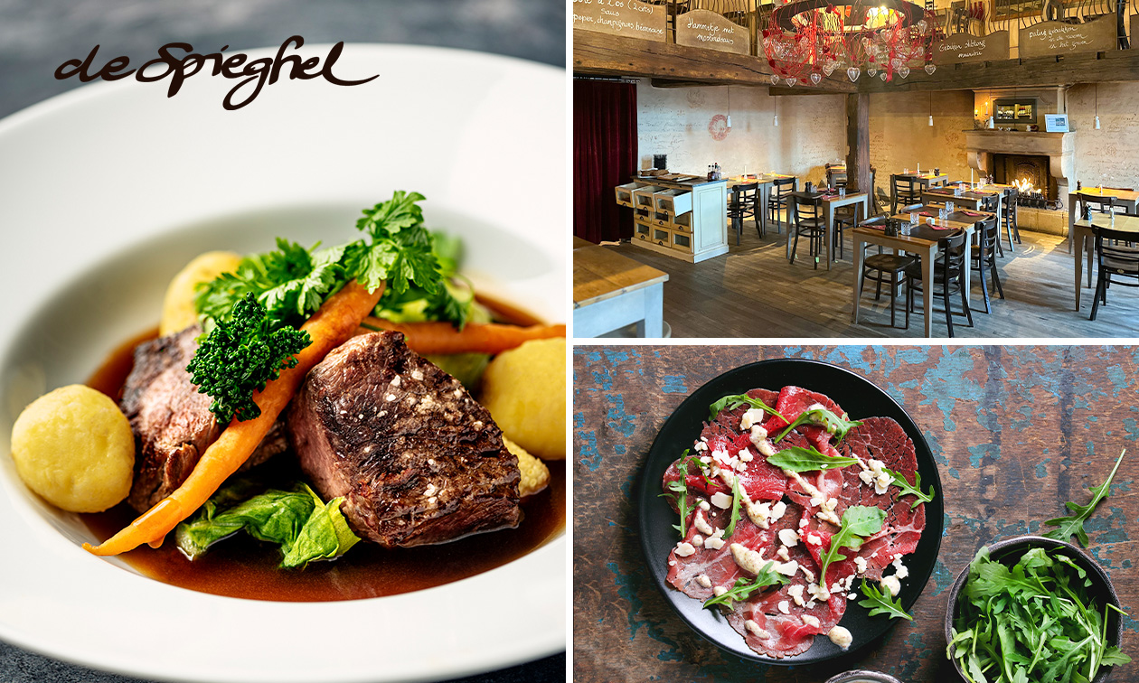 2- of 3-gangenlunch of diner à la carte