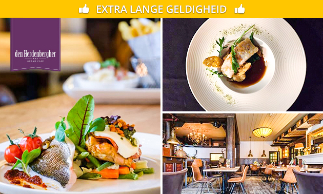 3-gangendiner à la carte bij Den Herdenbergher
