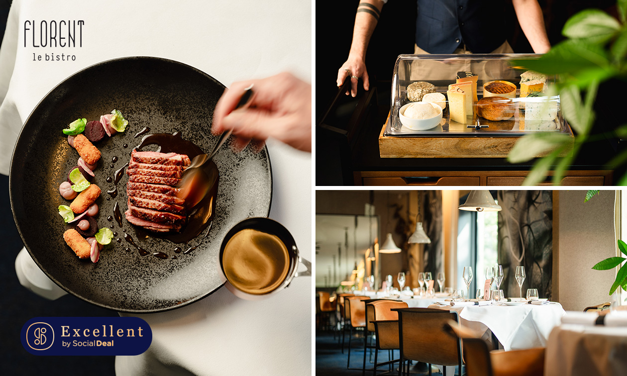 5-, 6- of 7-gangendiner van de chef + amuse bij Restaurant Florent