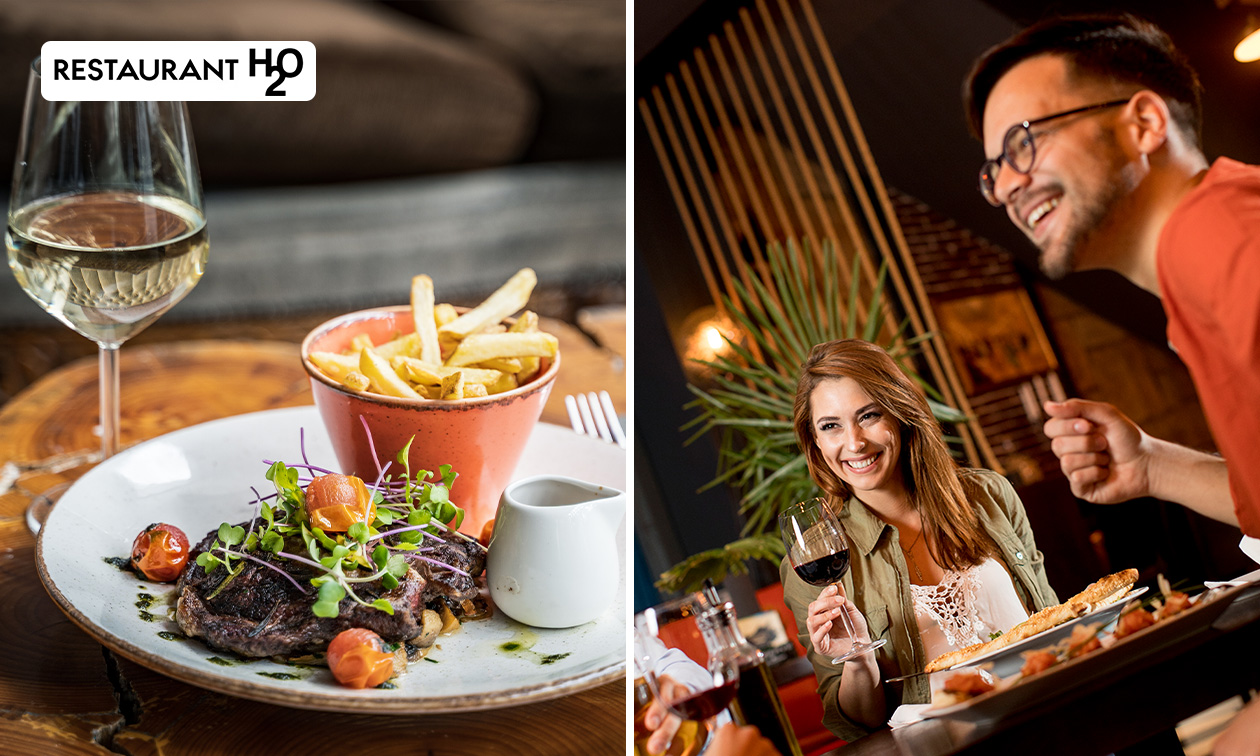 3-gangen keuzediner bij Restaurant H2O