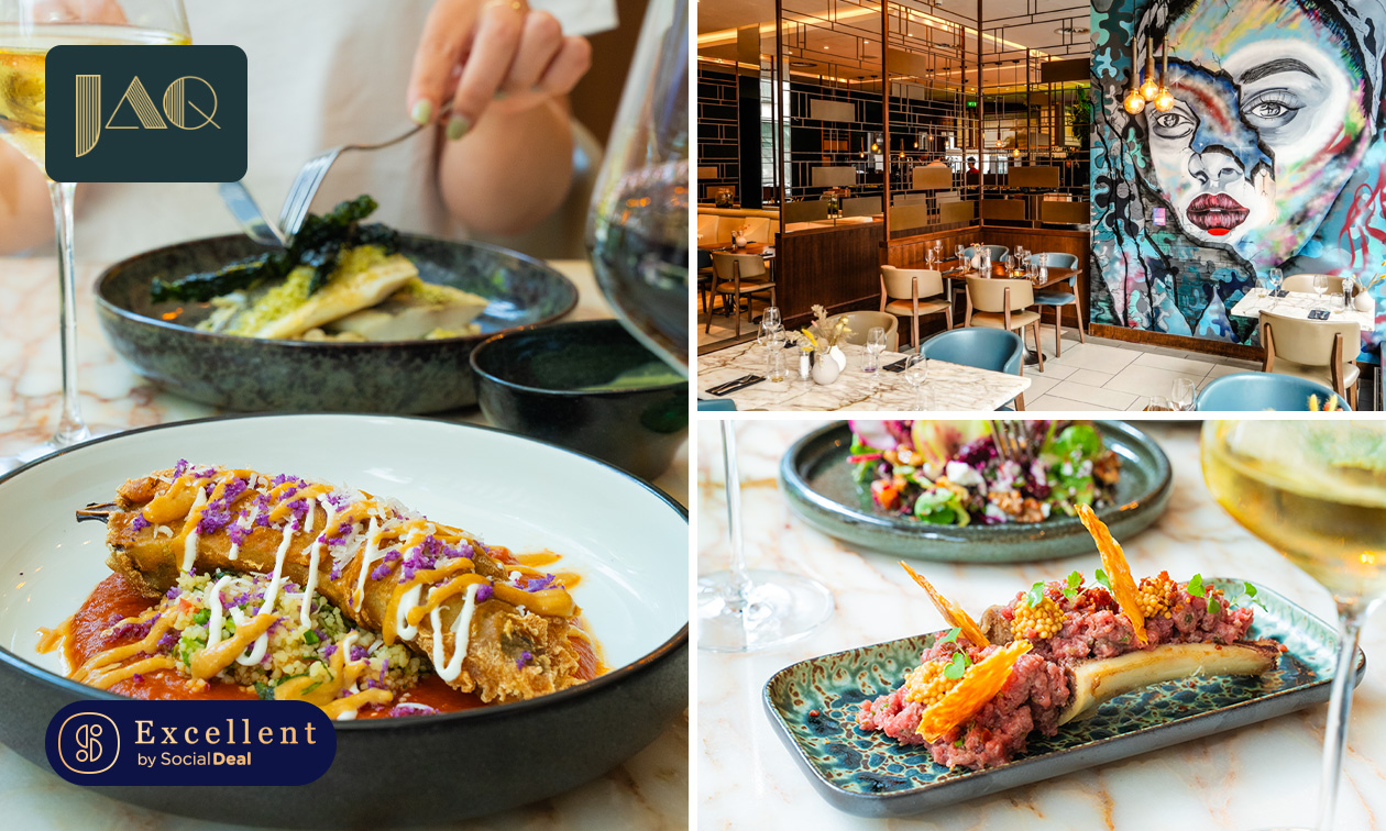 3-gangendiner van de chef + glas bubbels bij Restaurant JAQ