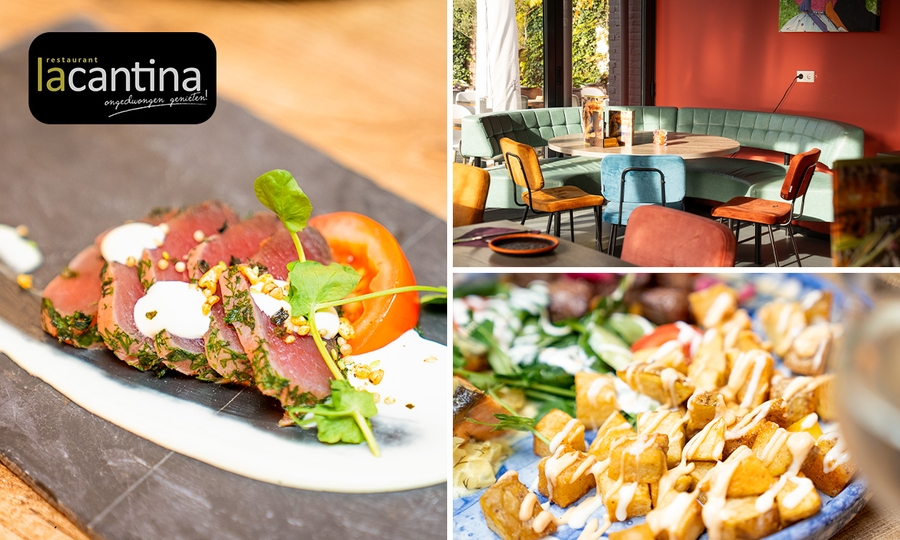 4-gangendiner van de chef bij Restaurant La Cantina