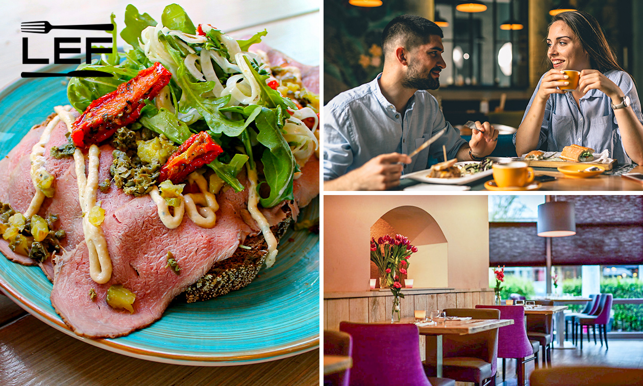 2-gangenlunch bij Restaurant LEF