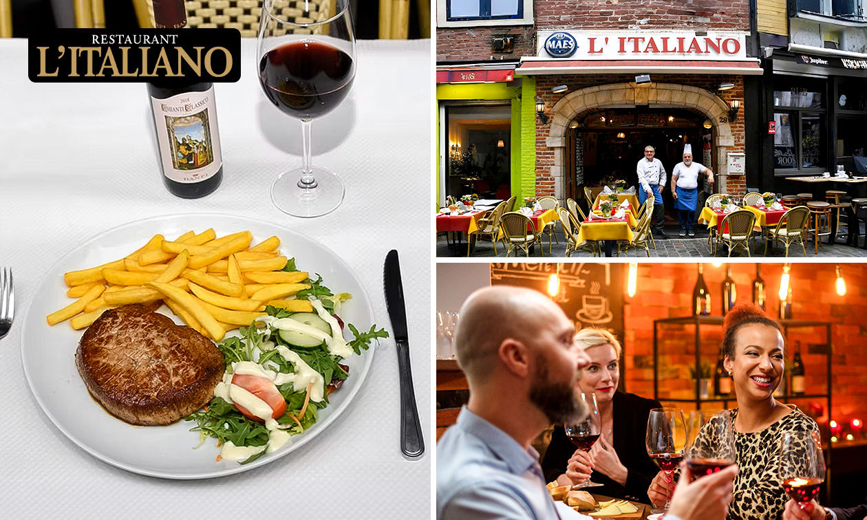 Menu en 3 services à la carte au coeur de Bruxelles
