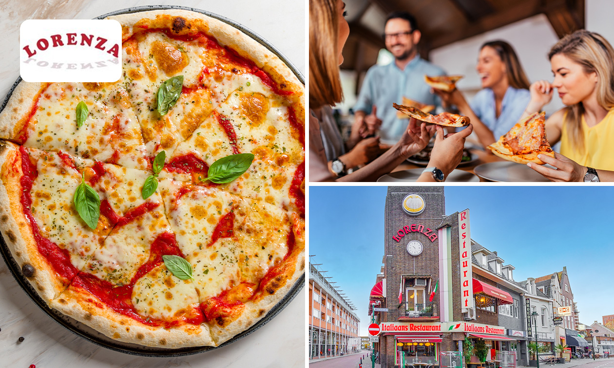 Italiaans 3-gangen keuzediner bij Restaurant Lorenza Hilversum