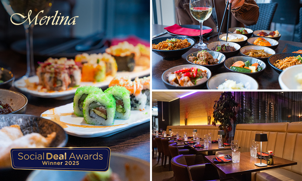 All-You-Can-Eat sushi + dessert bij Restaurant Merlina