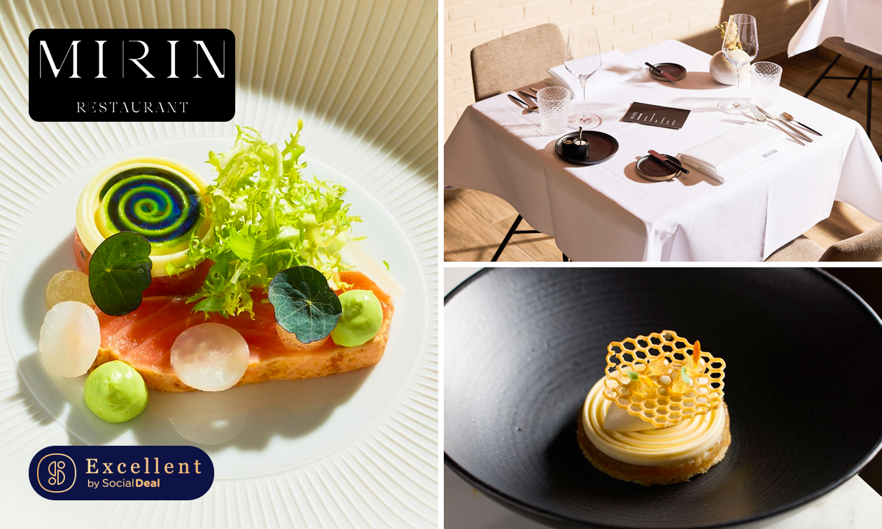 Lunch gastronomique en 3 services ou dîner gastronomique en 5 services