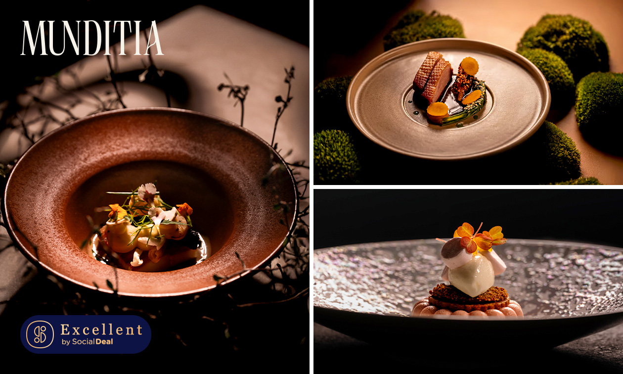 3- of 4-gangenlunch van de chef