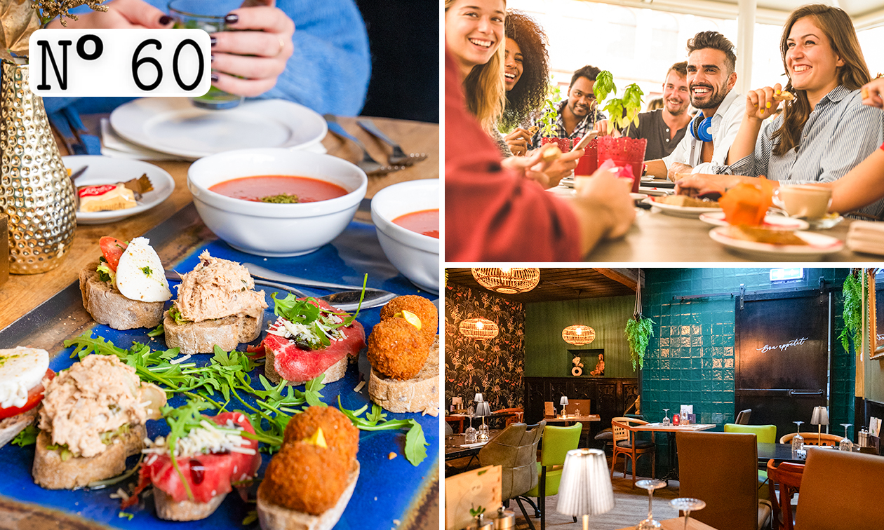 Lunchplateau bij Restaurant No.60