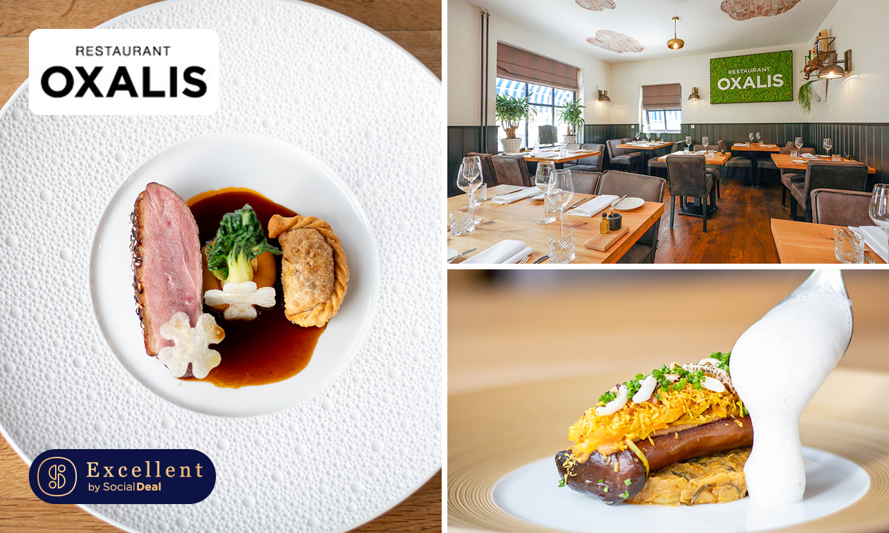 3-gangenlunch of -diner bij Restaurant Oxalis