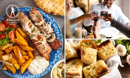 Grieks 3-gangen keuzediner bij Restaurant Rhodos