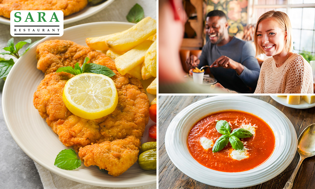 3-gangendiner à la carte bij Restaurant Sara Harlingen