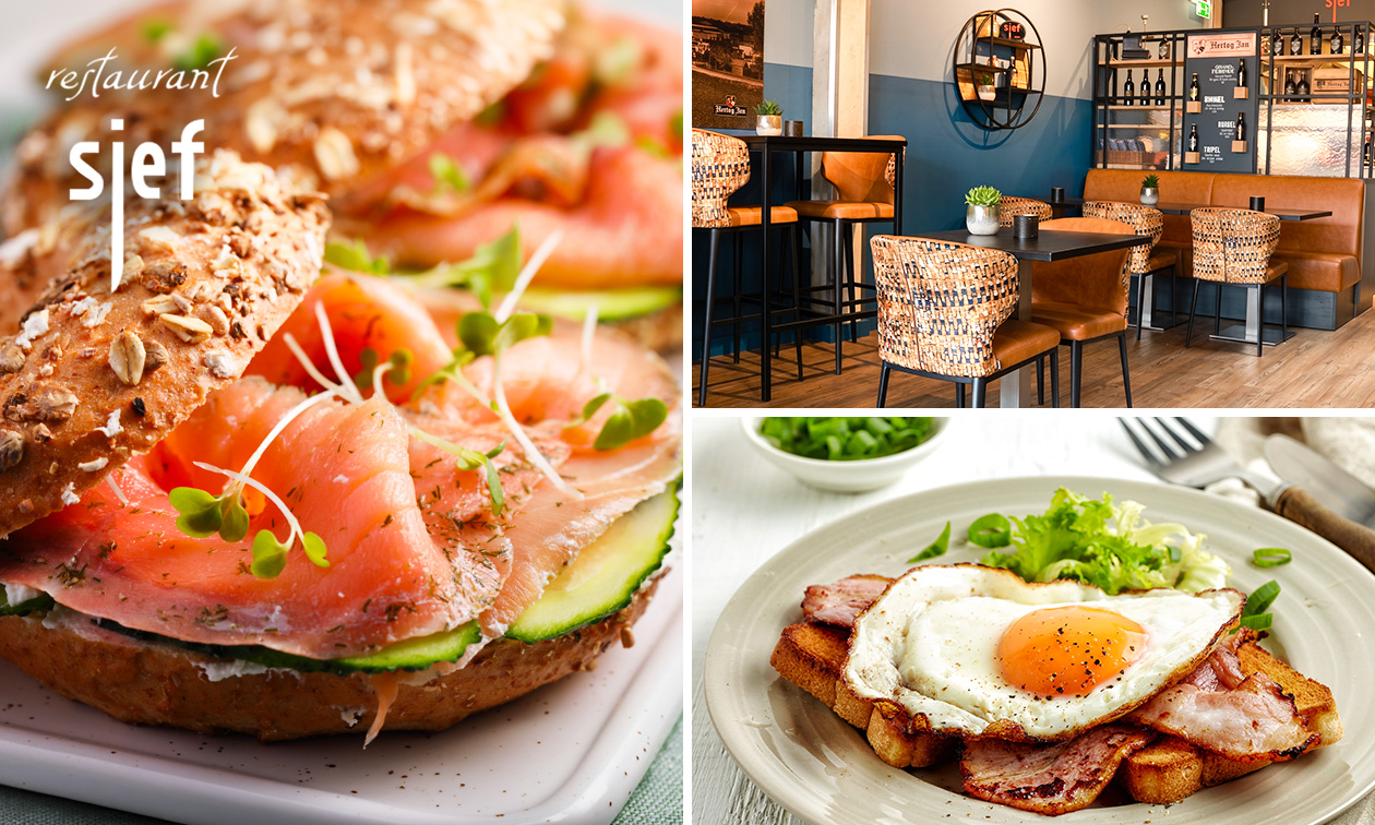 Lunchgerecht naar keuze bij Restaurant Sjef