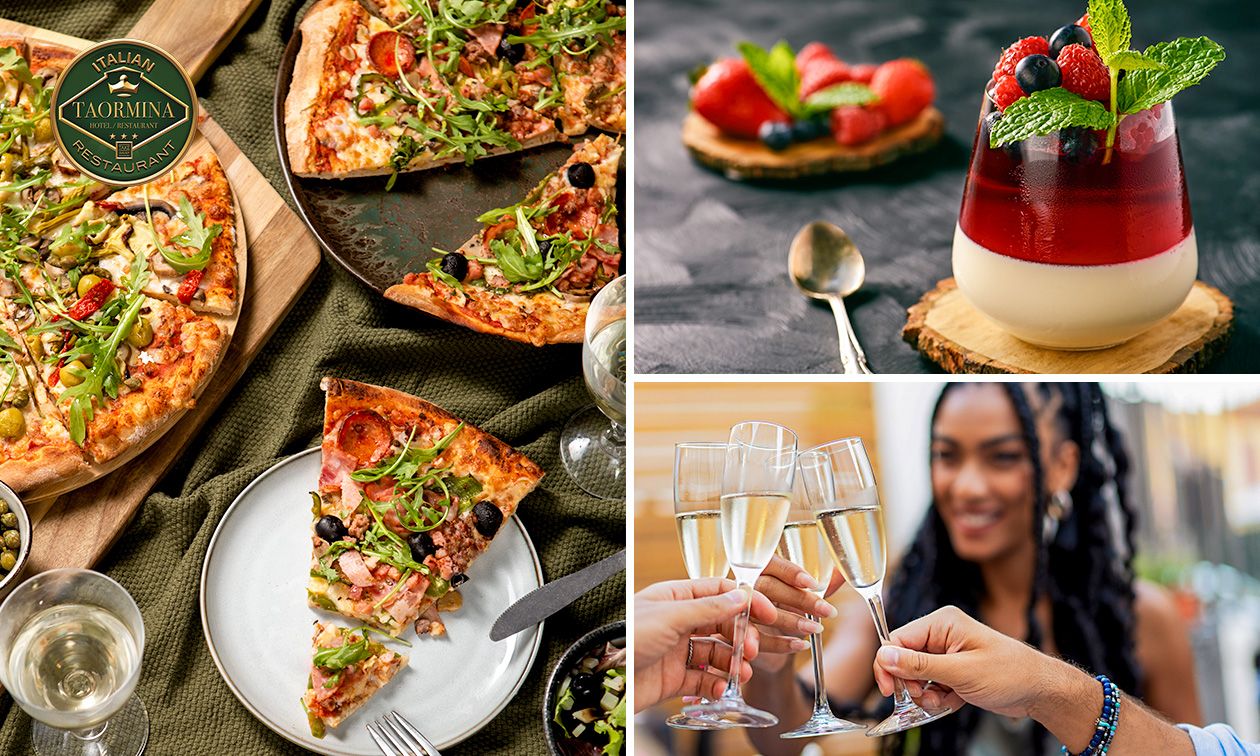 Pizza à la carte + dessert + glas prosecco nabij Brussel