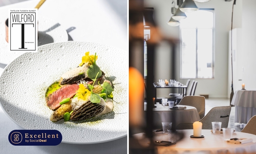 5-gangen keuzediner of -lunch bij Restaurant Wilford T