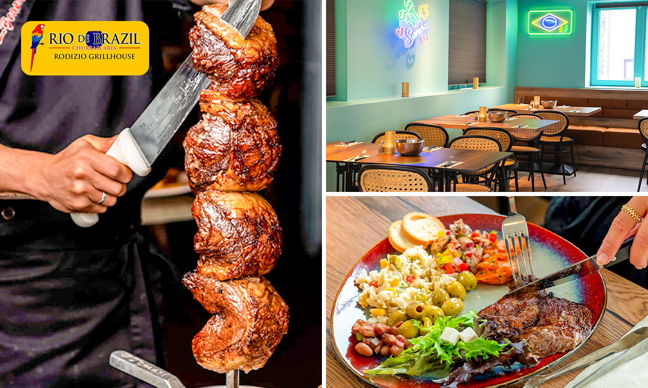 All-You-Can-Eat diner + nagerecht (2 uur) bij Rio De Brazil