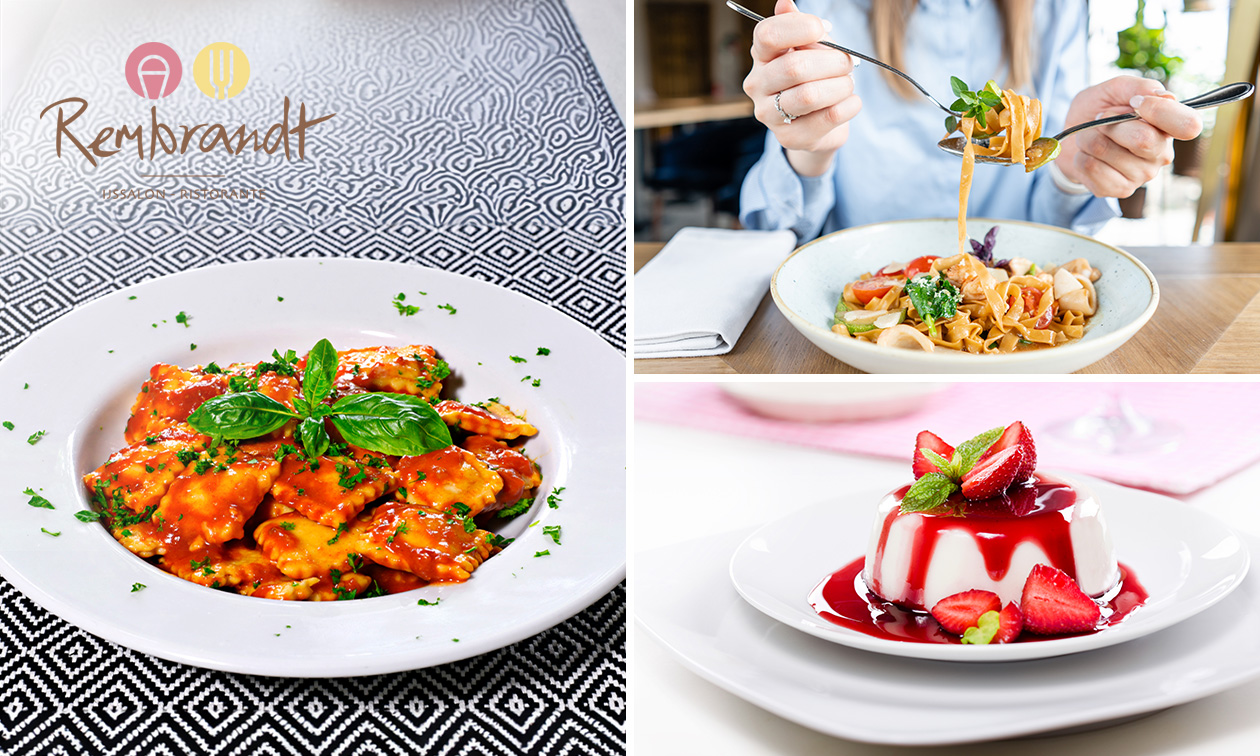 3- of 4-gangendiner à la carte bij Ristorante Rembrandt