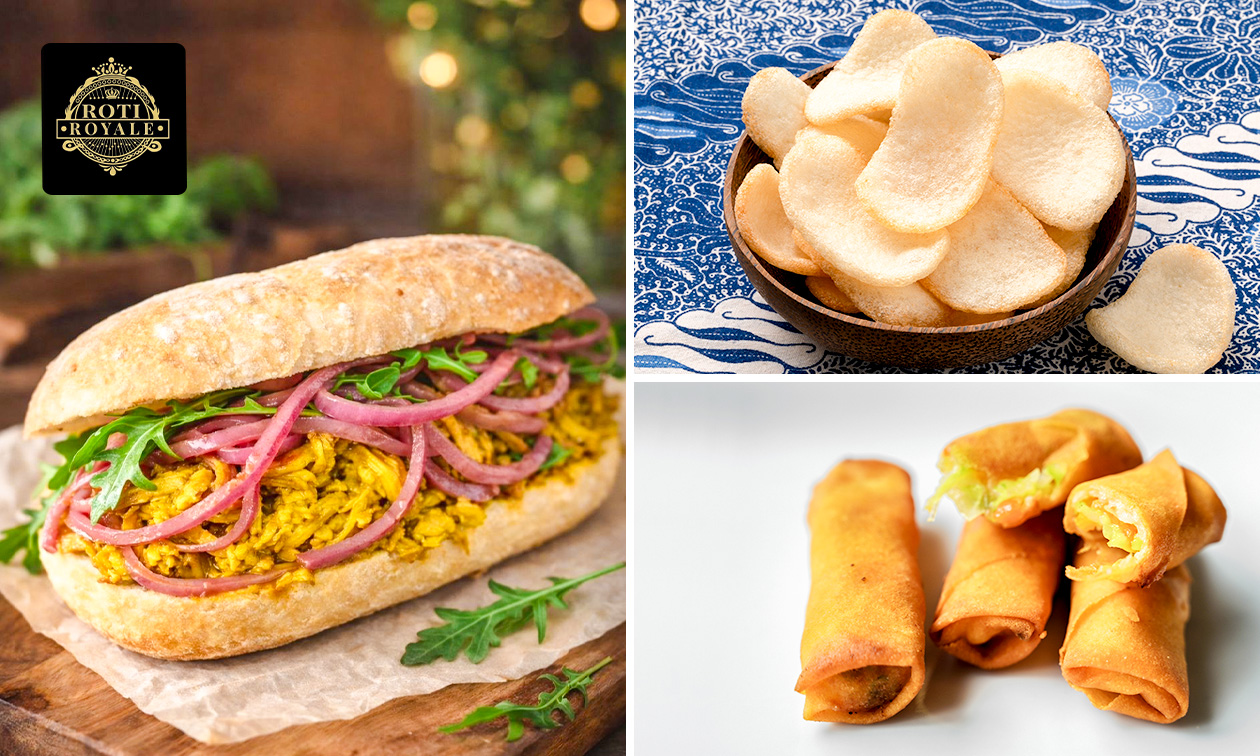 Maaltijd of wrap naar keuze + bijgerecht + kroepoek