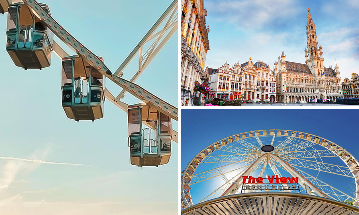 Ticket pour la grande roue à Anvers ou à Bruxelles