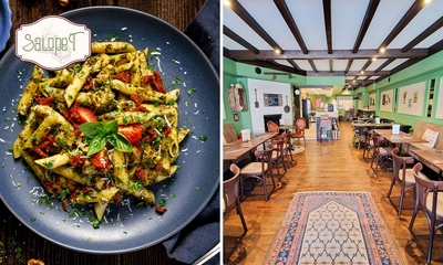 2-gangenlunch of -diner à la carte bij Salopet