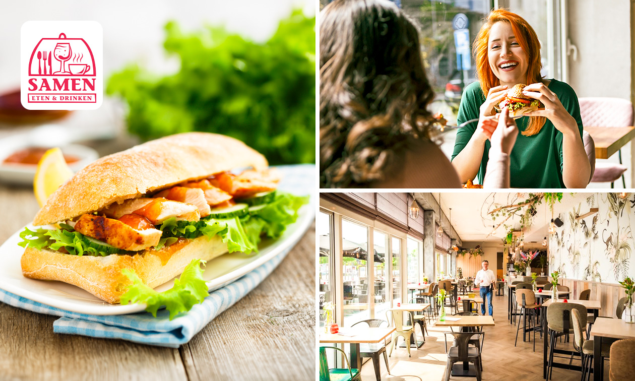 2-gangen keuzelunch bij SAMEN eten & drinken Eindhoven