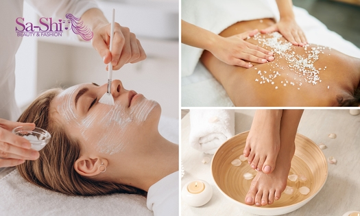 Pedicure- (60 min), gezichts- (60 min) of bodyscrubbehandeling (30 min)