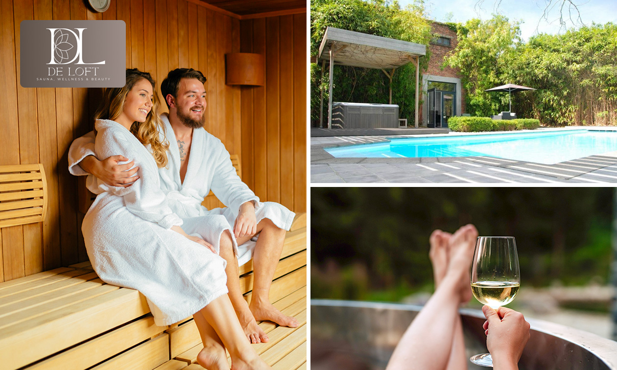 Privé-wellnessarrangement voor 2 pers. (3 uur) + evt. tapas- of kaasplank + fles cava of wijn