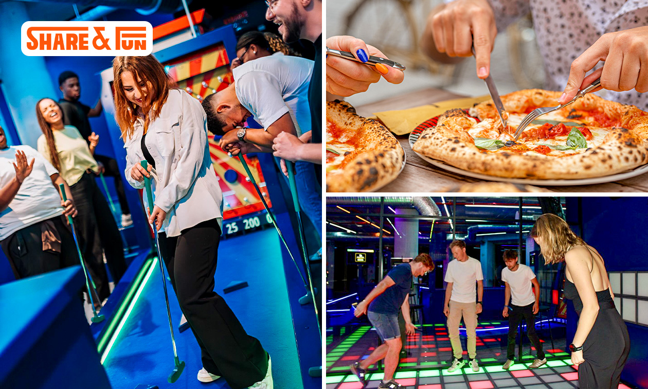 Activité ludique au choix + bagel ou pizza ou cocktail à Bruxelles