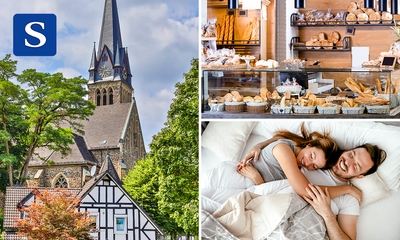 Overnachting voor 2 personen + tegoedbon van €5 voor de bakker + late check out