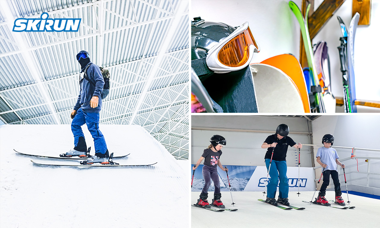 1 of 2 skilessen of snowboardlessen (1 uur) bij SkiRun