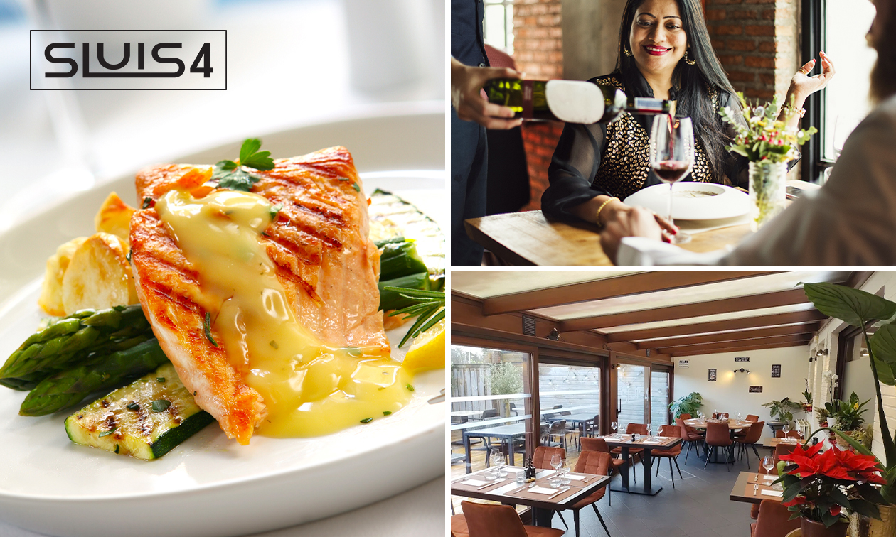 3-gangen keuzediner bij Sluis4