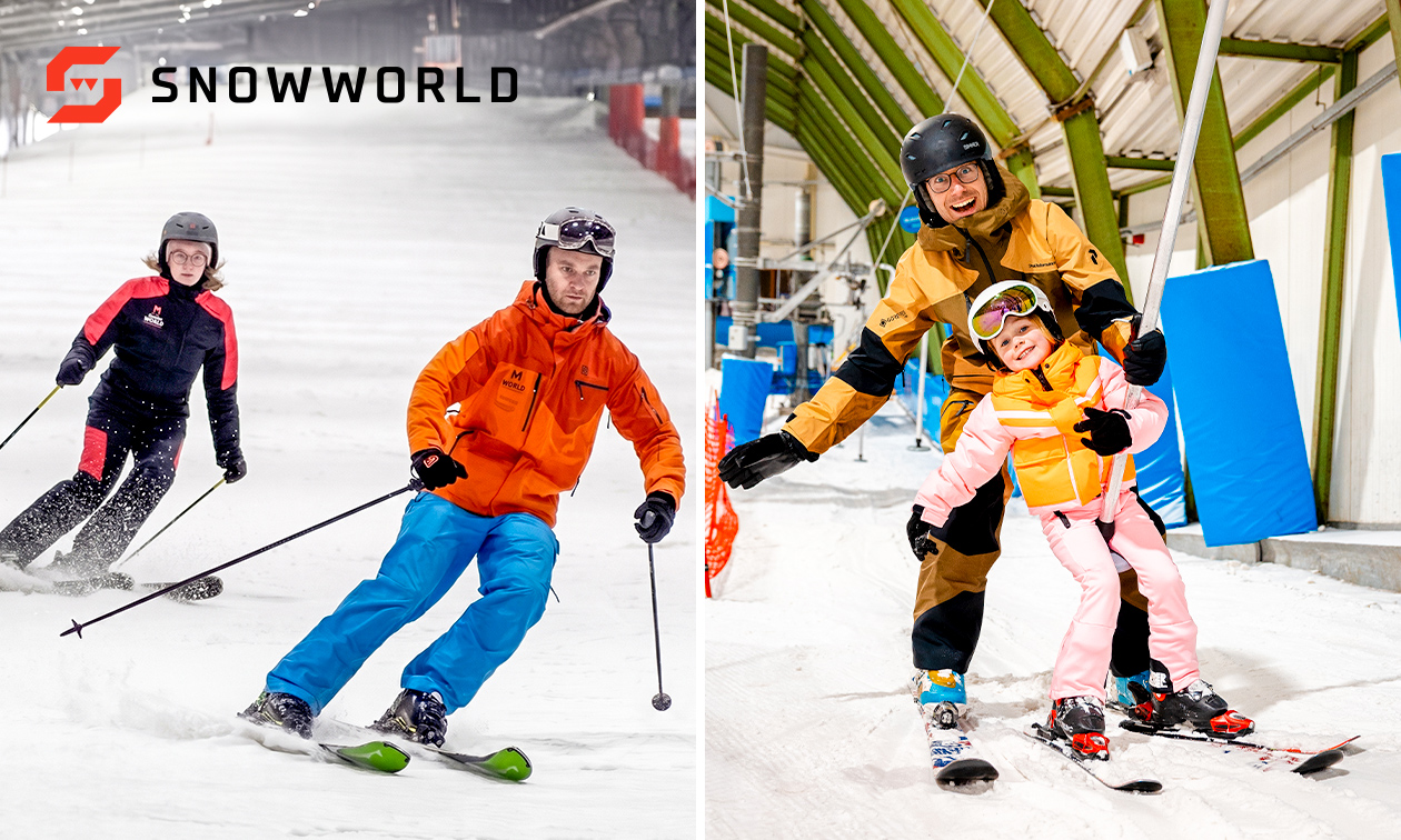 Skipas bij SnowWorld