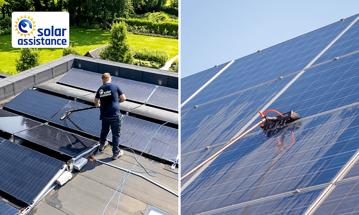 Zonnepanelen reinigen